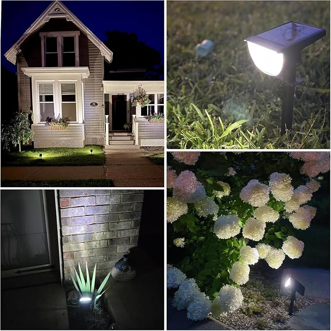 GKGG Solar Lights Outdoor Waterproof IP65, Solar Powered 76 LED 3 Lighting - Image 7