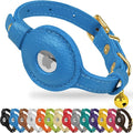 OOPSDOGGY Leather AirTag Cat Collar by OOPSDOGGY