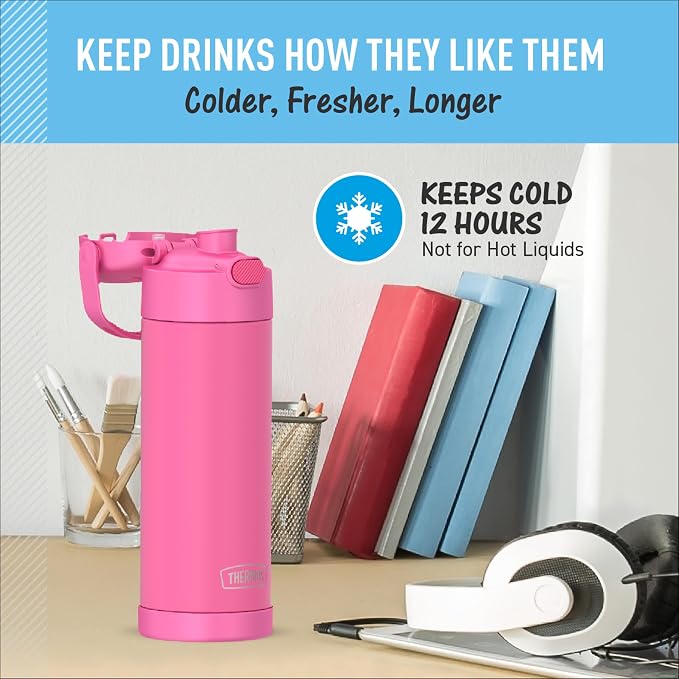 THERMOS FUNTAINER 16 Ounce Stainless Steel Vacuum Insulated Bottle - Image 5