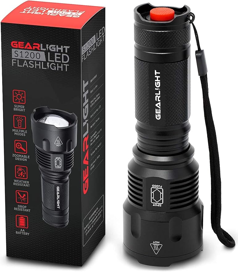 GearLight High-Powered LED Flashlight S1200 by GearLight