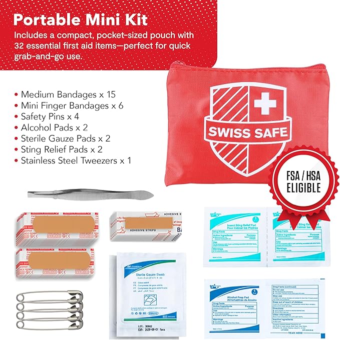 Swiss Safe 2-in-1 First Aid Kit - Image 4