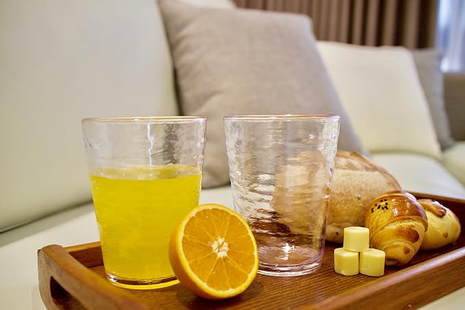 KLIFA- RIPPLE- 16 ounce, Acrylic Tumbler Drinking Glasses Cups, Stackable - Image 4