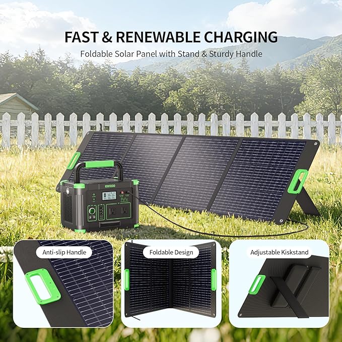 200W Portable Solar Panel for Power Station, 23.5% High Efficiency ETFE - Image 4
