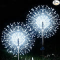 JJGoo Solar Firework Lights, 2 Pack 135 LEDs 2 Lighting Modes Solar Lights by JJGoo