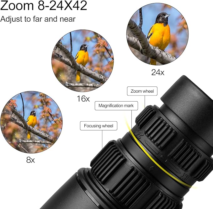 Seeker Pro HD Packet Monocular | Waterproof and Fog-Proof | Optimized Clear - Image 2