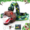 Dysaim Kids Headlamp, Dinosaur LED Rechargeable Headlamp by Dysaim