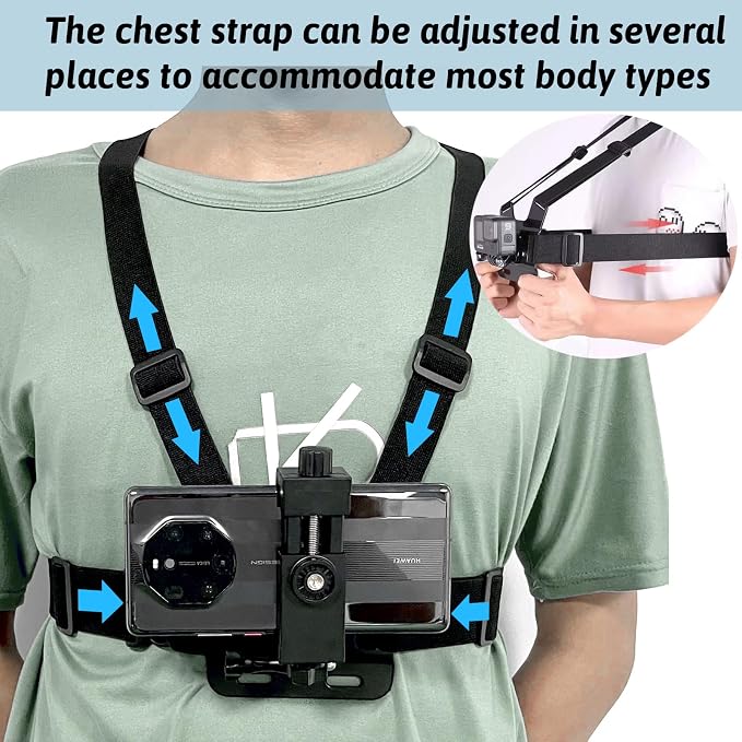 Mobile Phone Chest Strap-Headband First-Person Perspective Shooting Ideal - Image 4