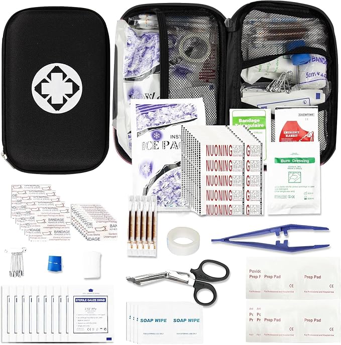 279PCS Small Travel First Aid Kit Supplies by AMORNING