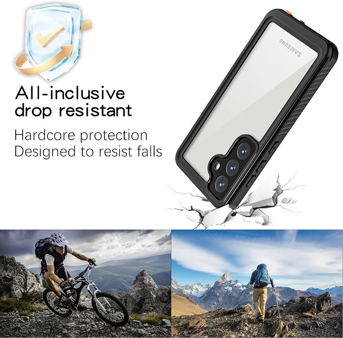 for Samsung Galaxy S25 Case, IP68 Waterproof Dustproof Case, Full Body Heavy - Image 3