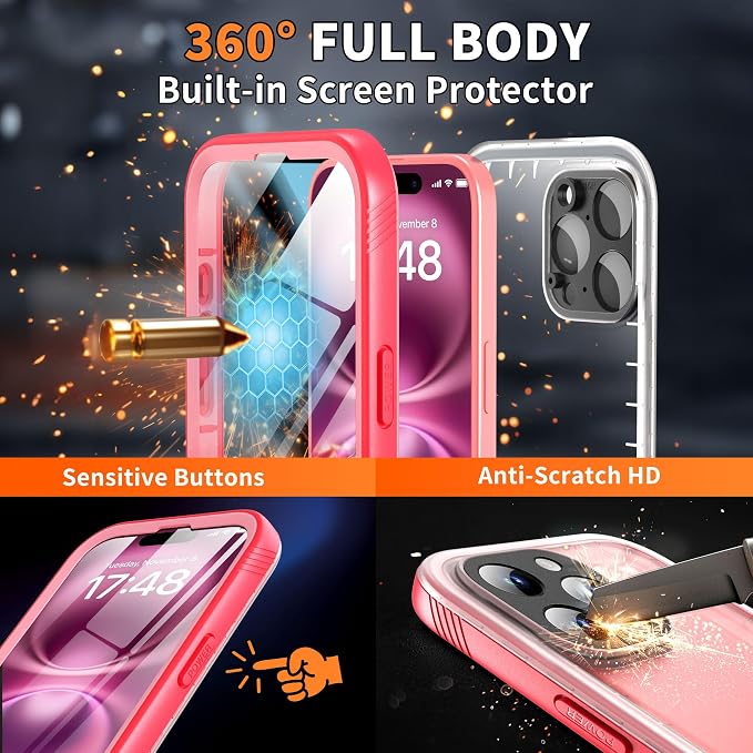 Cozycase for iPhone 16 Pro Case Waterproof - Image 4