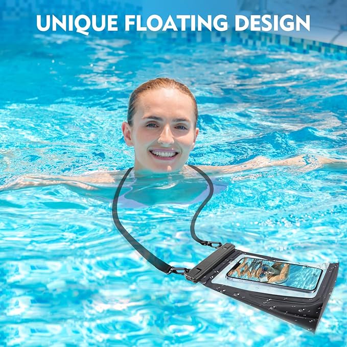 Large Floating Waterproof Phone Pouch, Cell Phone Dry Bag - Image 6