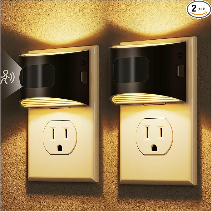DORESshop LED Night Light, Night Lights Plug into Wall, 3 Mode Plug in Night by DORESshop