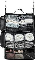 Surblue Hanging Shelves Travel Storage Bag Compression Packing Cube by SURBLUE
