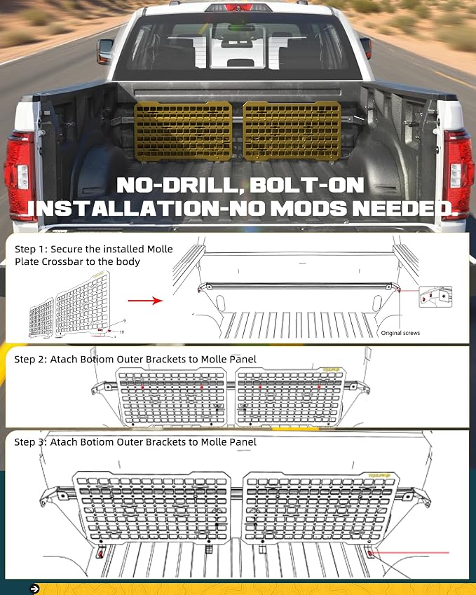 Trumgeta Front Bed MOLLE Panel Fit - Image 5