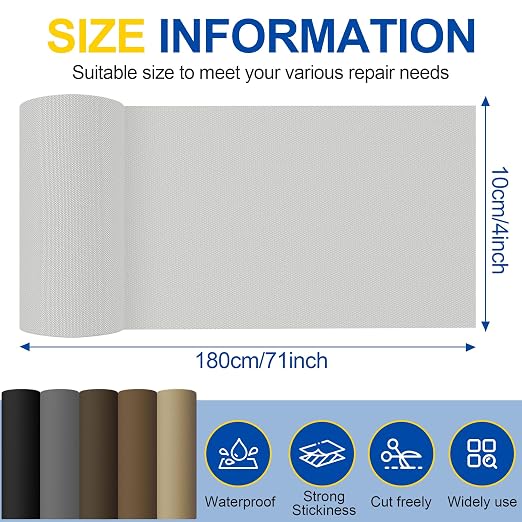Fabric Repair Tape, Self Adhesive Canvas Repair Patch, Waterproof Outdoor - Image 2