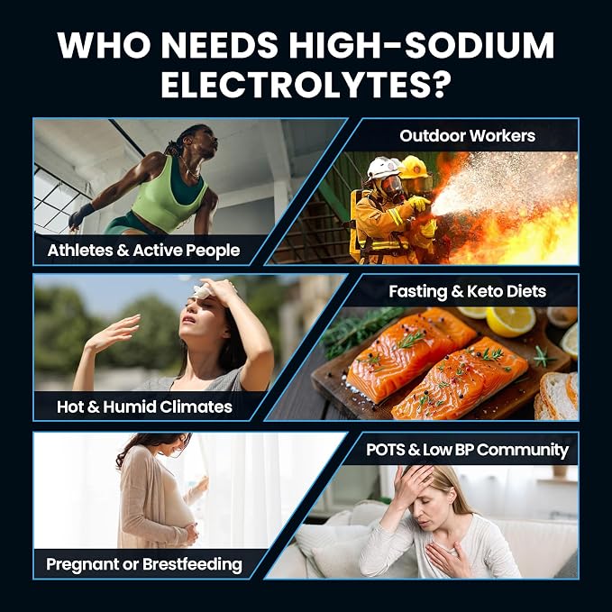 Venture Pal High Sodium Sugar Free Electrolytes Powder Packet, Zero Calories - Image 5