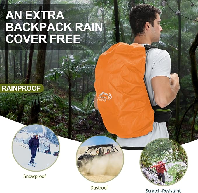 IX INOXTO Hiking Backpack, 26L/40L Waterproof Hiking Daypack - Image 6
