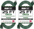 Iron Forge Cable 2 Pack Weatherproof 25 Ft Outdoor Extension Cord by IronForgeCable