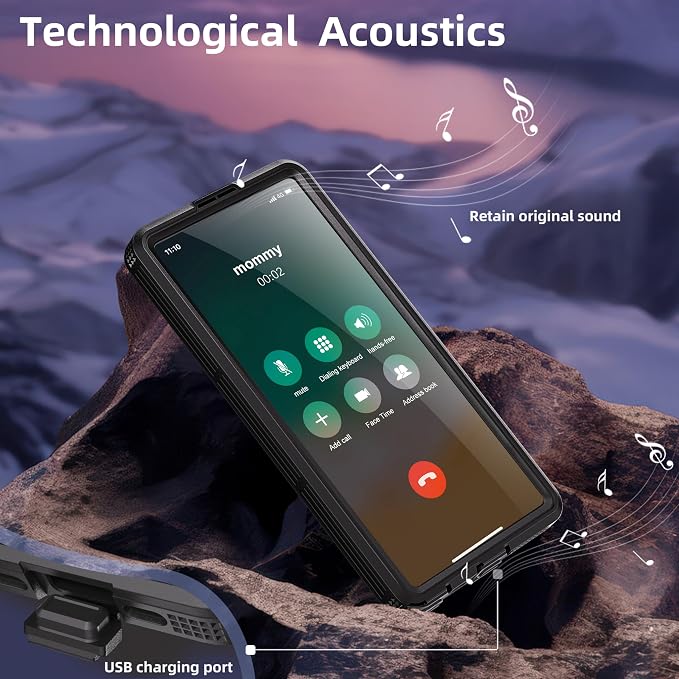 for Samsung Galaxy S25 Ultra Case, Rugged Full Body Underwater Protective Cover - Image 4