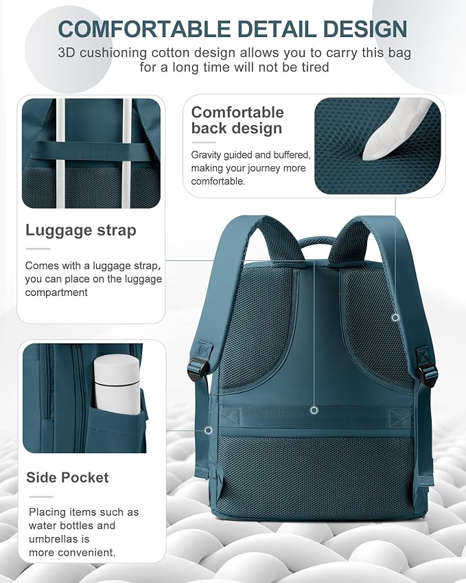 coowoz Large Travel Backpack Carry On - Image 2