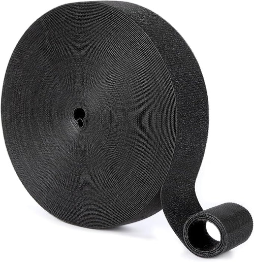 1/2In x 100Ft Reusable Cable Ties Hook and Loop Roll | Tie Down Straps by LoopStraps