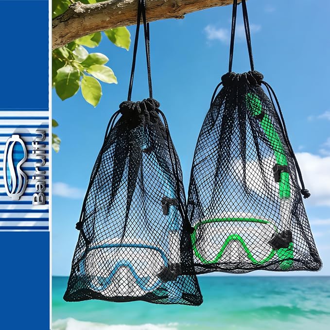 Bairuifu 2-Pack Snorkel Gear for Adults | Enhanced Anti-Fog & Anti-Leak - Image 8