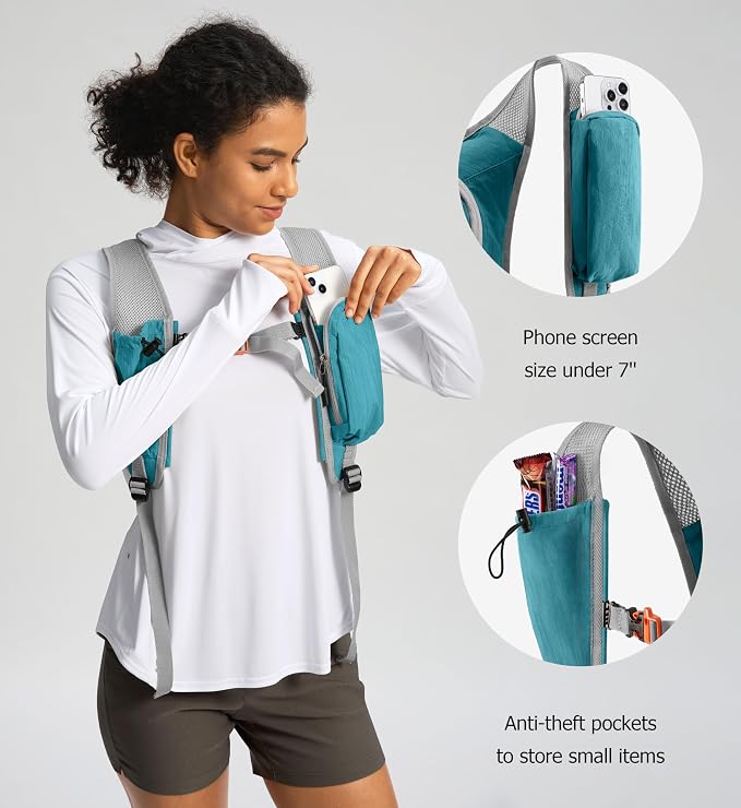 Uselike 10L Small Hiking Backpack Travel Daypack Lightweight Packable Back Pack - Image 4