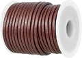 GENIQUE Real/Genuine Round Leather String Cord by GENIQUE