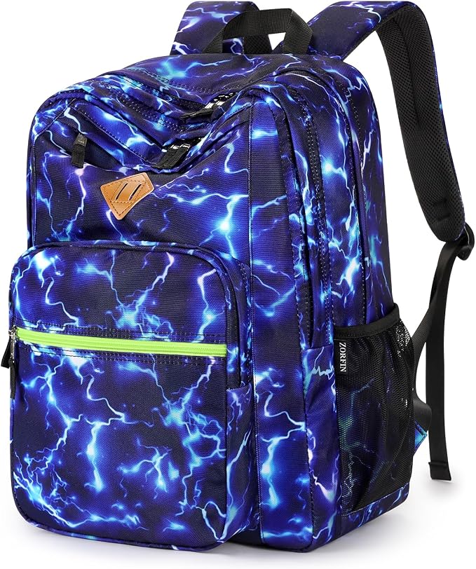 ZORFIN 26L Backpack for College, and Travel: Water Resistant Bookbag by ZORFIN-SimpleYetChic