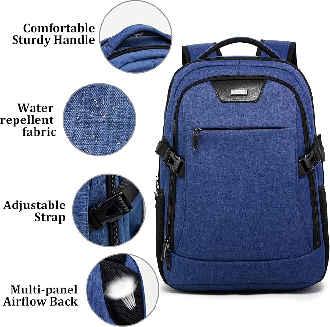 DUALSNG Travel Work Laptop Backpack - Image 5