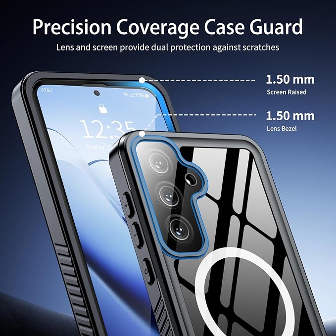 ANTSHARE Magnetic for Samsung Galaxy S25 FE Case, Waterproof - Image 6