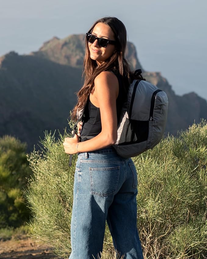 WATERFLY Packable Lightweight Small Backpack: 15L Foldable Mini Hiking Daypack - Image 6