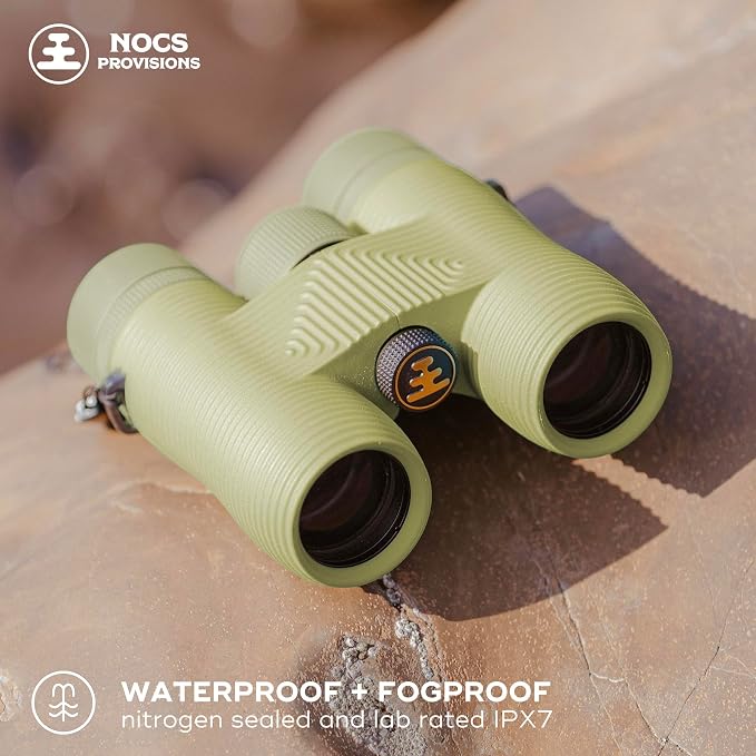 Nocs Provisions Field Issue Compact 10x32 Waterproof Binoculars, Shockproof - Image 4