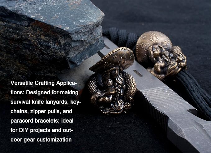Paracord Beads with Hole for Crafting Survival Knife Lanyard Keychains - Image 6