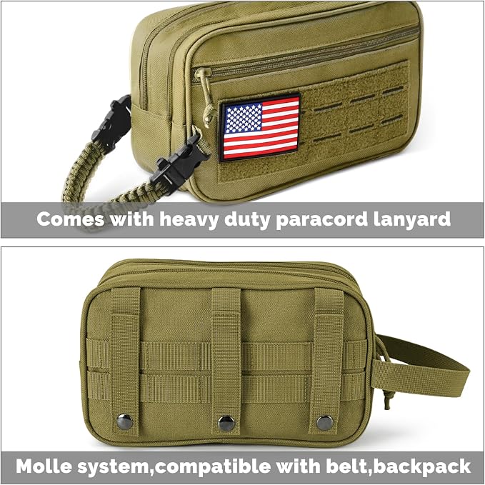 Toiletry Bag for Men Tactical Travel Dopp Kit - Image 3
