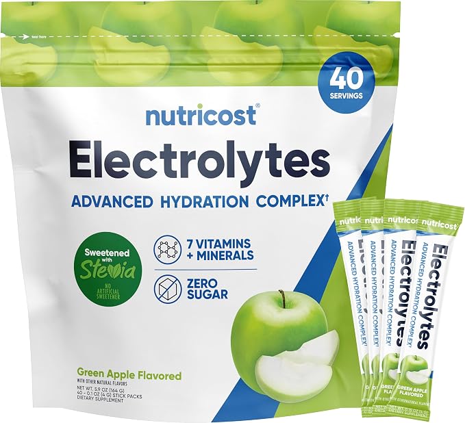 Nutricost Electrolytes Complex, 40 Stickpacks by Nutricost
