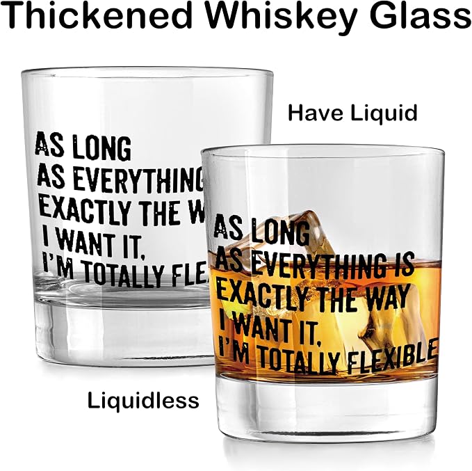Nogrit Funny Whiskey Glasses 10 oz, Sarcastic Gifts - Image 5