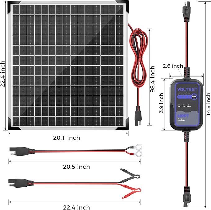 Voltset Solar Panel Kit 50W 12V - Image 6