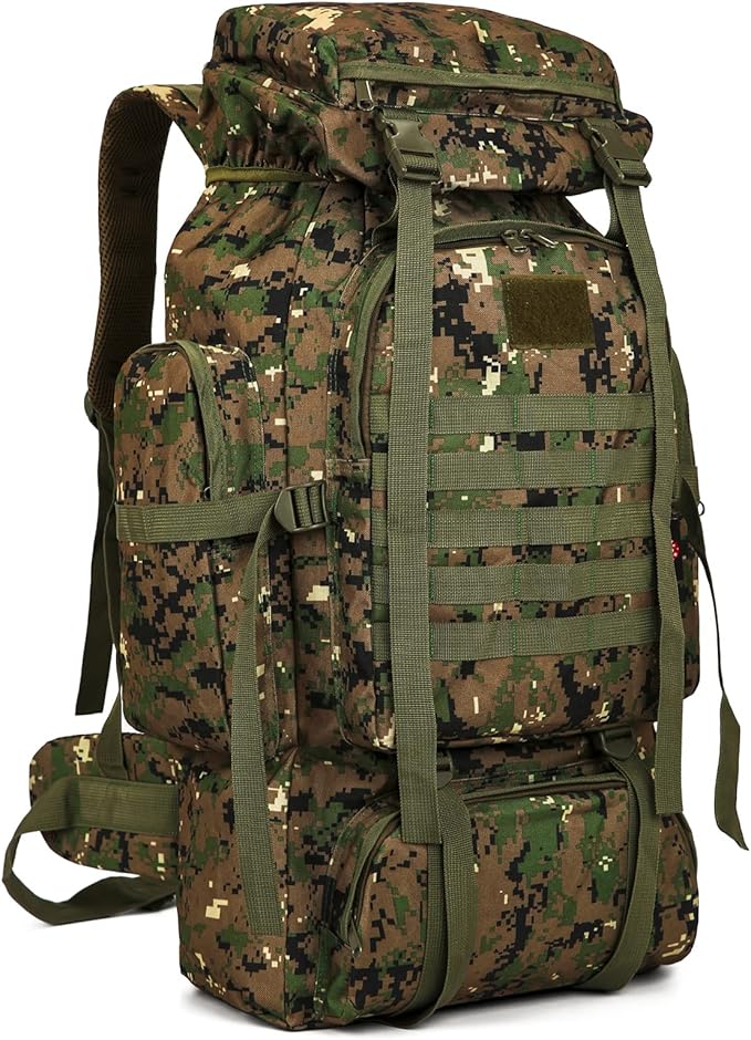 Hiking Backpack for Men 70L/100L Camping Backpack Military Rucksack Molle 3 by W+WINTMING
