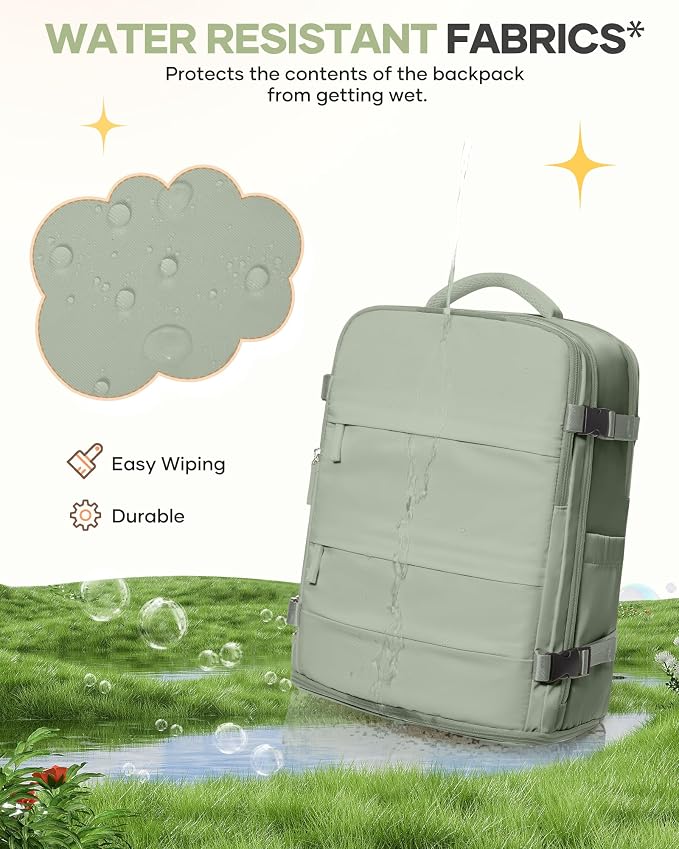 coofay Large Travel Backpack For Women Men Airline Approved Carry On Backpack - Image 9