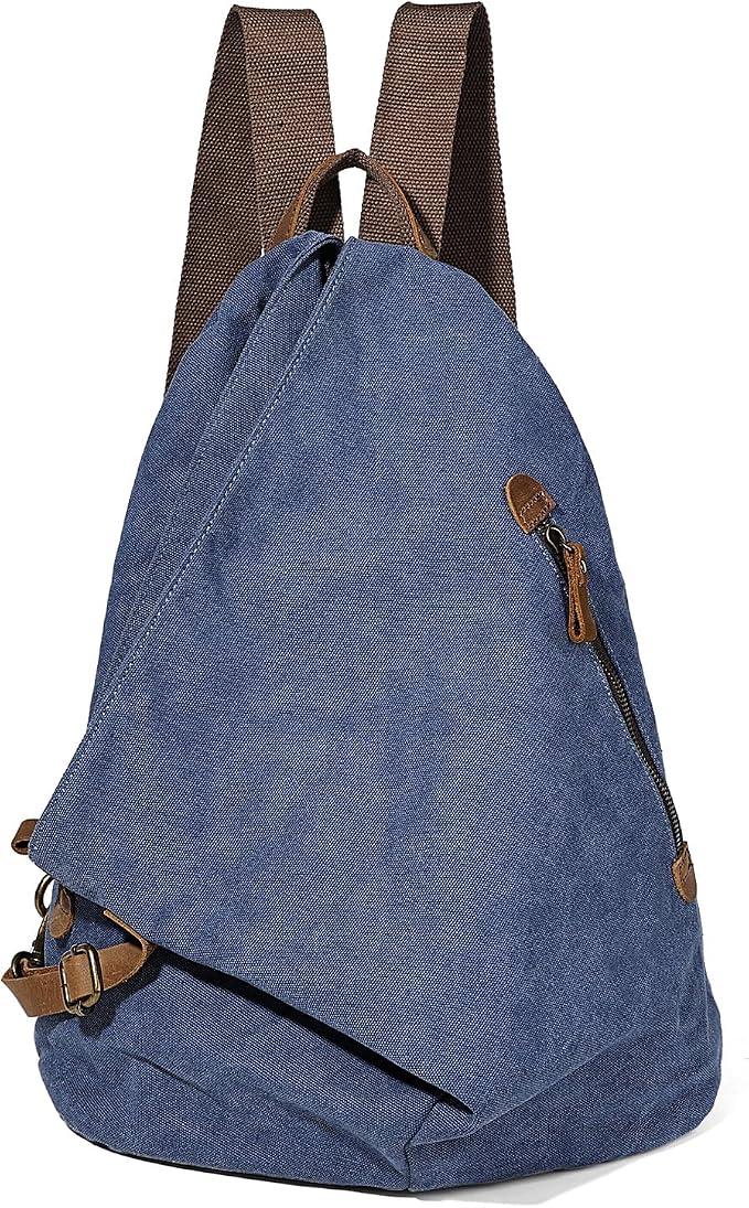 KL928 Canvas Vintage Backpack – Large Casual Daypack Outdoor Travel Rucksack by KL928