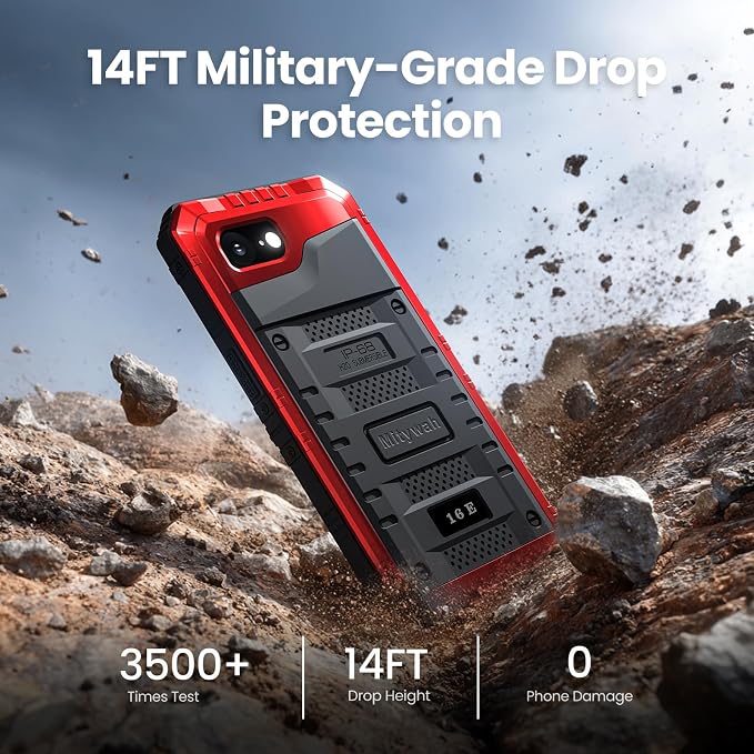 Mitywah Waterproof Case for iPhone 16e and for iPhone 17e, Shockproof Heavy - Image 5