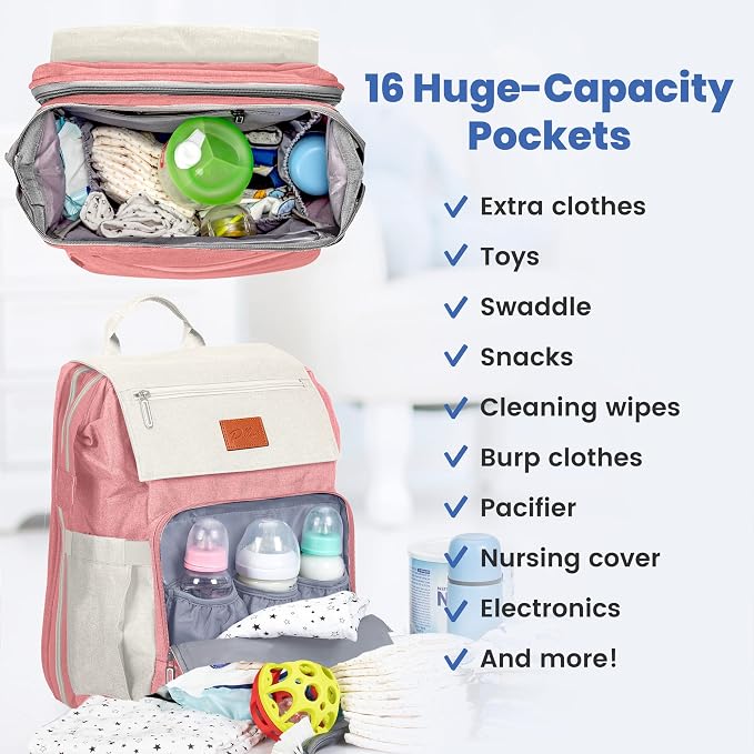PILLANI Baby Diaper Bag Backpack - Image 2