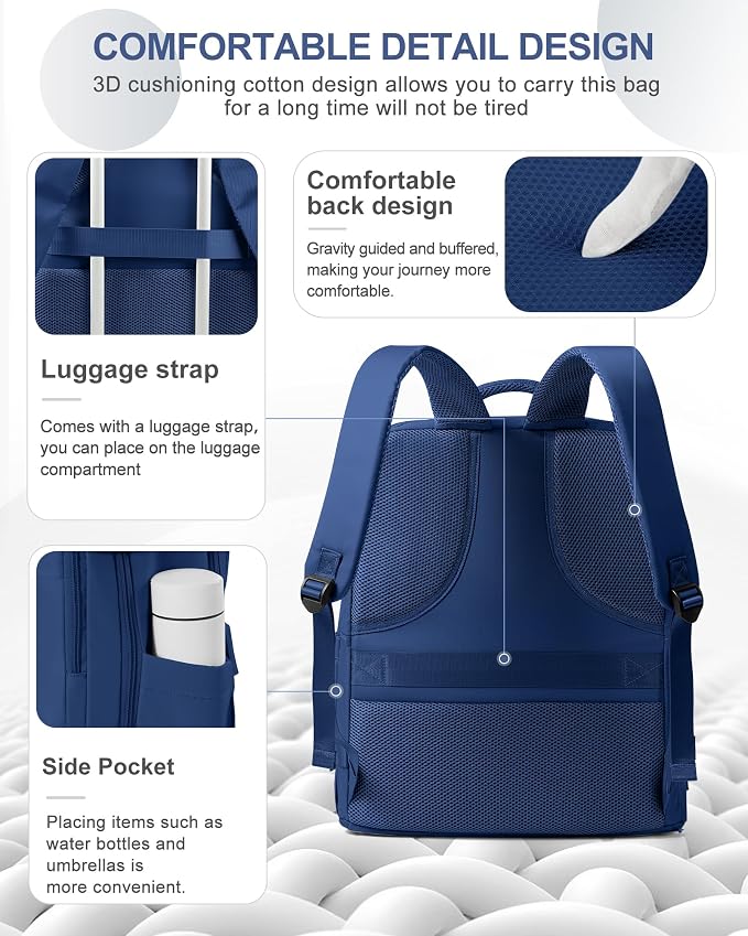 coowoz Travel Backpack for Women Man Carry On Backpack Mochila de Viaje - Image 3