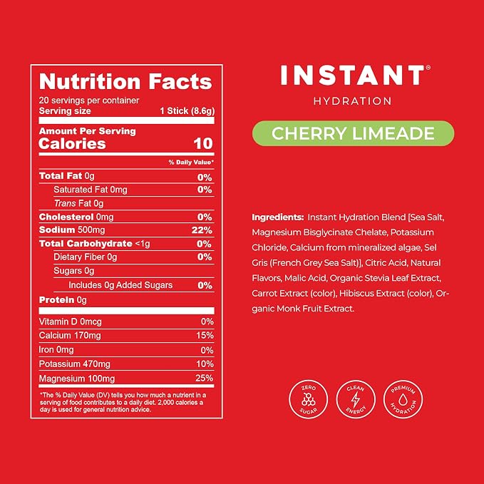 Instant Hydration Sugar Free Electrolytes Powder Packets - Image 5