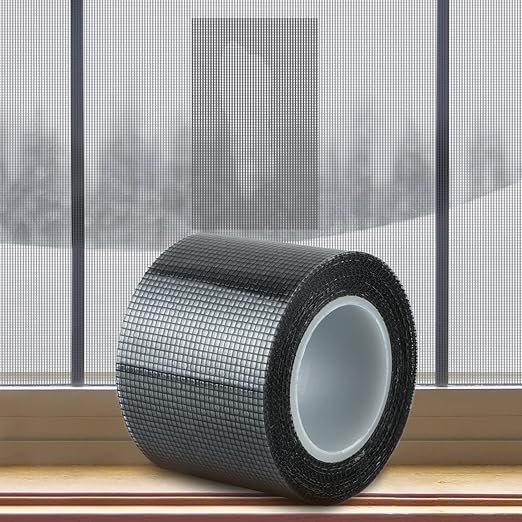 SANKEMU Window Screen Repair Kit 2 in X 16.5FT 3-Layer Strong Adhesive & - Image 6