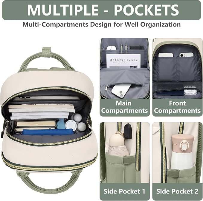 Laptop Backpack for Women Work Bag - Image 3