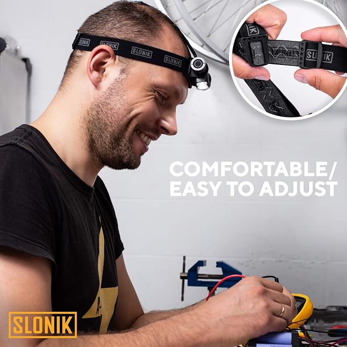SLONIK Headlamp Rechargeable - Image 3