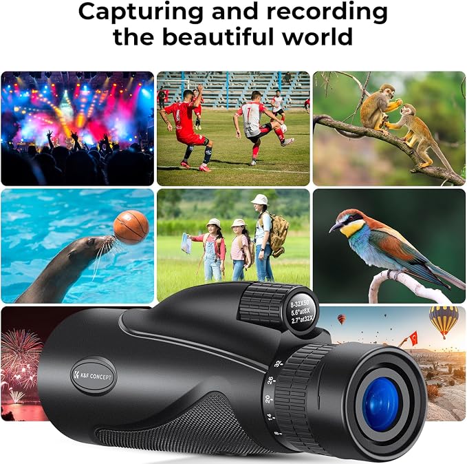 K&F Concept 8-32X50 Zoom Monocular - Image 7