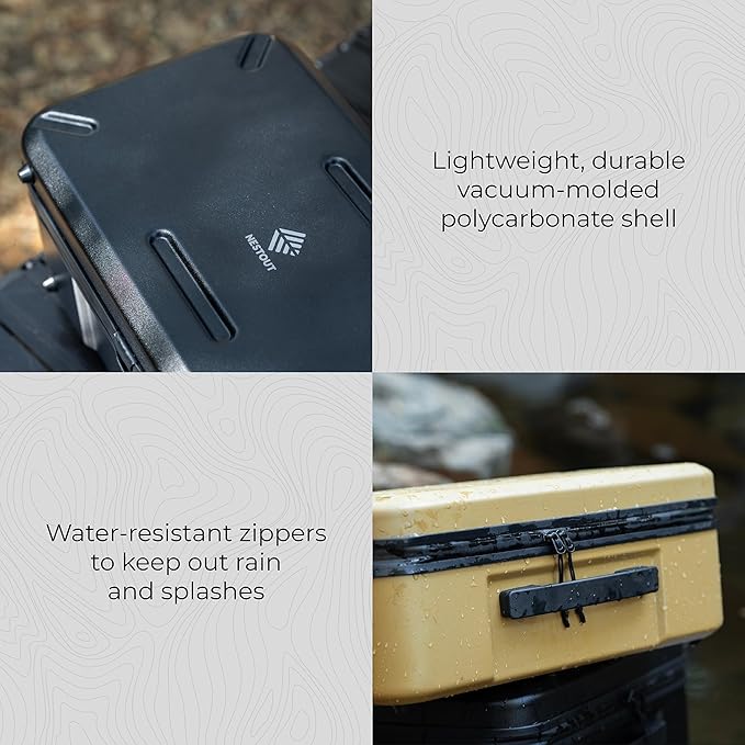 ELECOM NESTOUT Gear Storage Case, Lightweight Hard Shell Organizer, - Image 6